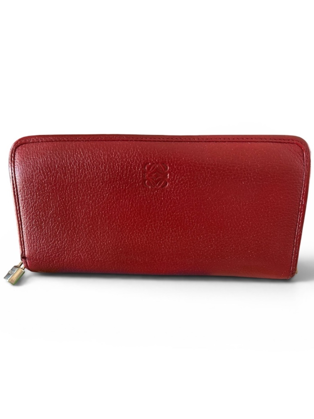 Loewe Anagram Round Zipper Long Wallet
